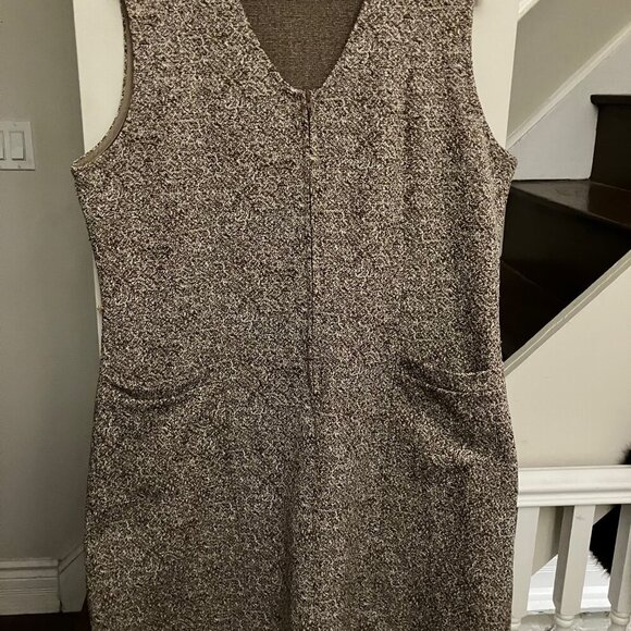 Vintage Brown Jumper With Pockets - Picture 3 of 8